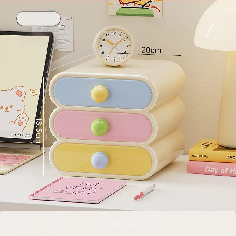 Kosmeetikatoodete hoiukarp koolihooaja alguseks, kodune luksuslik magamistoa lauaarvuti hoiukarp, kosmeetikatoodete hoiuriiul