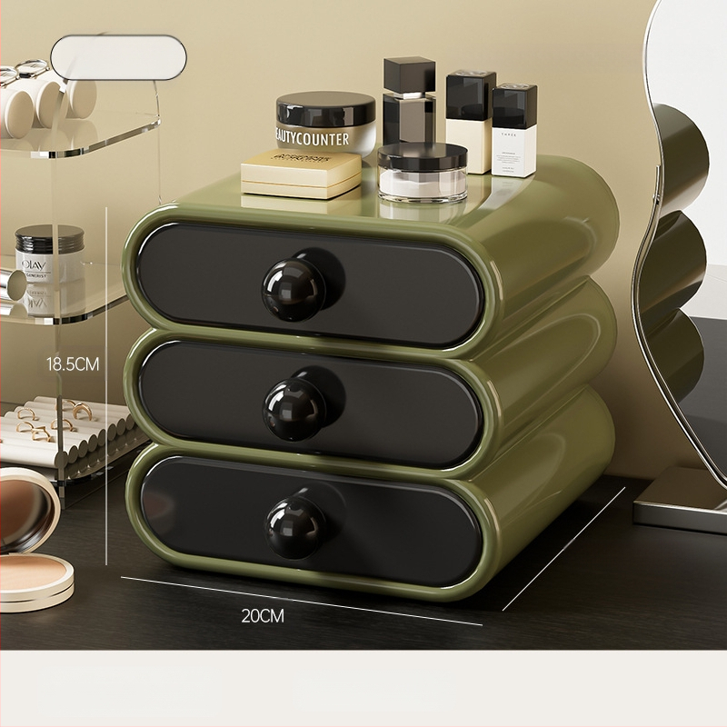 Kosmeetikatoodete hoiukarp koolihooaja alguseks, kodune luksuslik magamistoa lauaarvuti hoiukarp, kosmeetikatoodete hoiuriiul