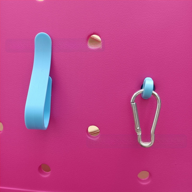 „Amazon“ populiarūs „Bog Accessories“ trijų dalių kabliukų komplektas su karabinu, grybo formos sagtimi, sagties skylute, krepšio aksesuarai, pakabukas