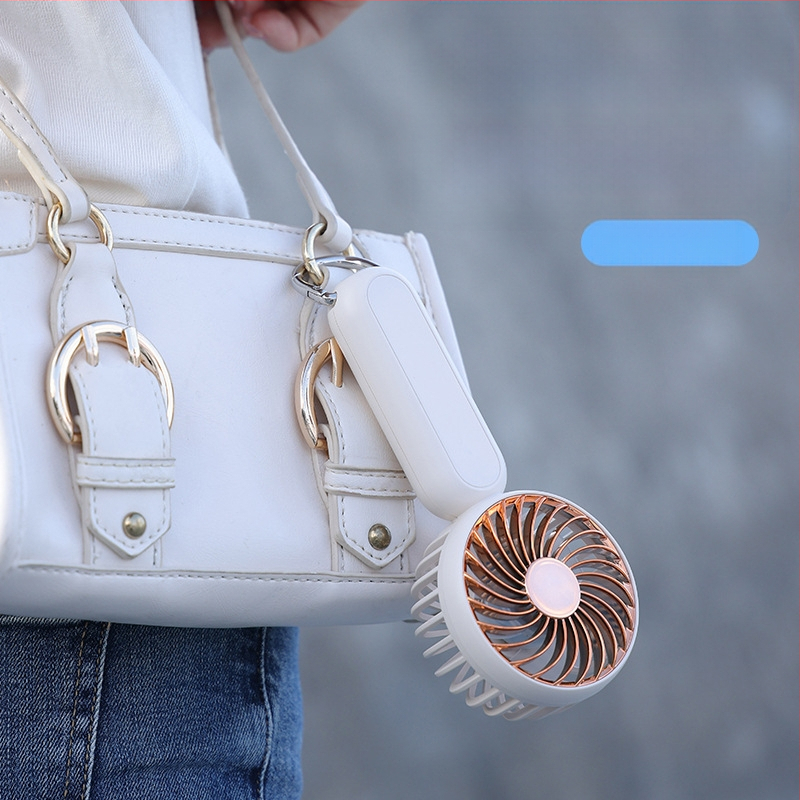 Riputatav kott vaigistamiseks USB-laadimisega väike ventilaator suvine kaasaskantav mini kaasaskantav pihuarvuti väike elektriline ventilaator