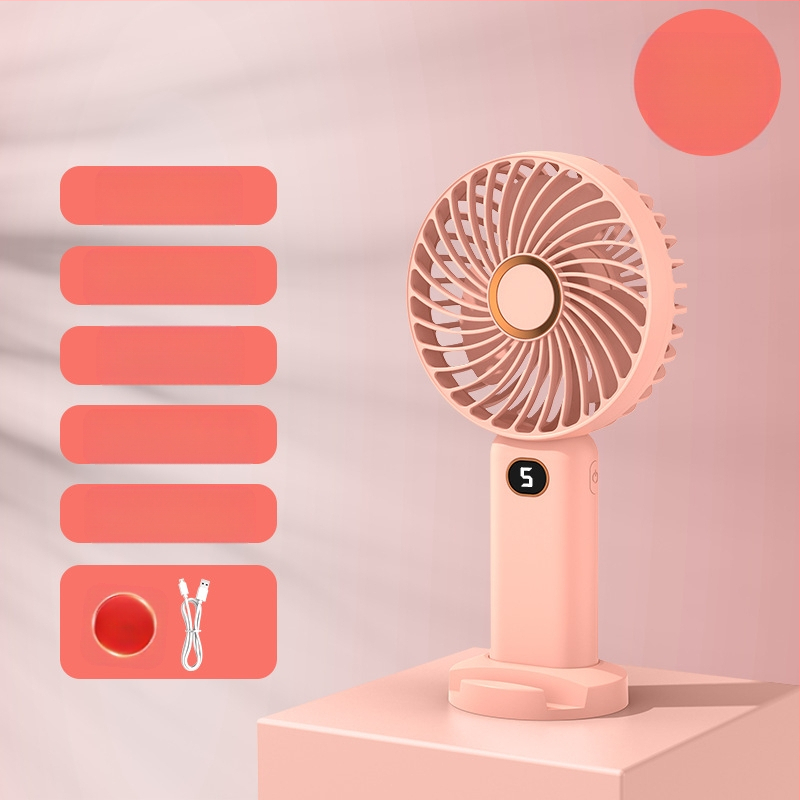 Riputatav kott vaigistamiseks USB-laadimisega väike ventilaator suvine kaasaskantav mini kaasaskantav pihuarvuti väike elektriline ventilaator