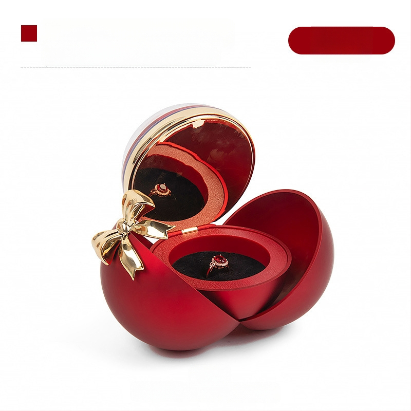 Piiriülene kuum sfääriline vibu magnetiline ehtekarp Tanabata sõbrapäeva ettepaneku sõrmusekarp kaelakee ehtekarp