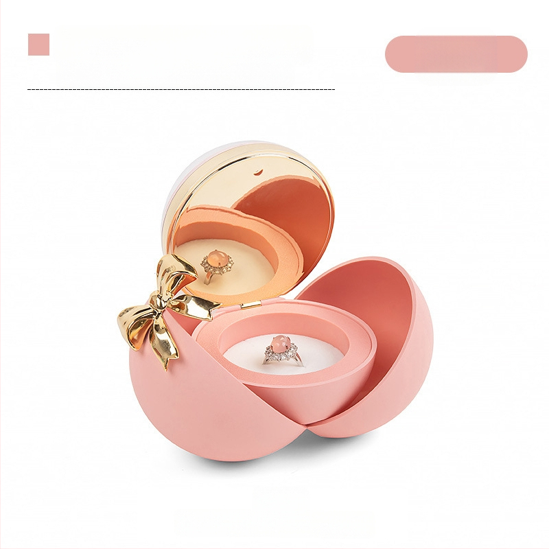 Piiriülene kuum sfääriline vibu magnetiline ehtekarp Tanabata sõbrapäeva ettepaneku sõrmusekarp kaelakee ehtekarp