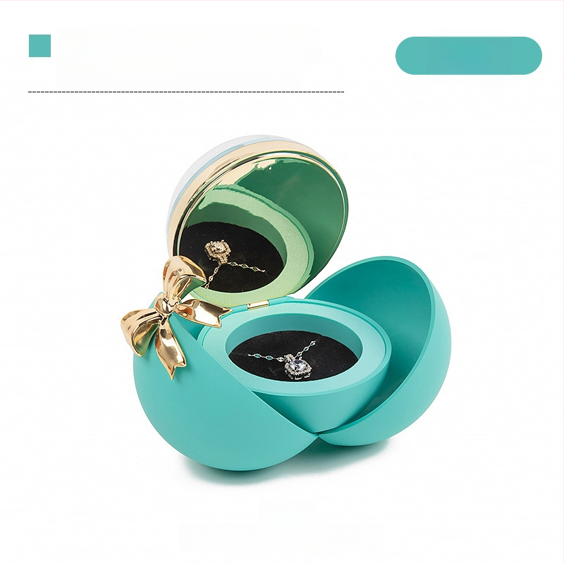 Piiriülene kuum sfääriline vibu magnetiline ehtekarp Tanabata sõbrapäeva ettepaneku sõrmusekarp kaelakee ehtekarp