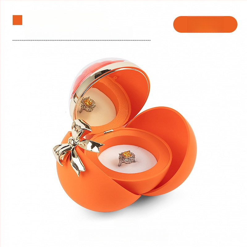 Piiriülene kuum sfääriline vibu magnetiline ehtekarp Tanabata sõbrapäeva ettepaneku sõrmusekarp kaelakee ehtekarp