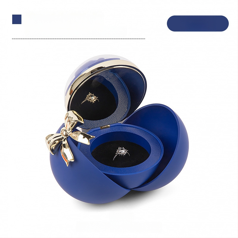 Piiriülene kuum sfääriline vibu magnetiline ehtekarp Tanabata sõbrapäeva ettepaneku sõrmusekarp kaelakee ehtekarp