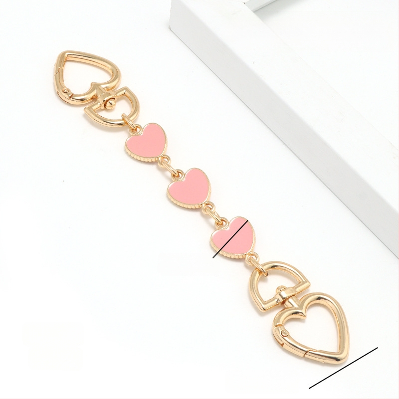 Torba s produženim lancem za Mahjong, torba Dionyor, remen za rame ispod pazuha, transformacija, lanac od srca i mjeseca, pribor, ukras s bisernim lancem