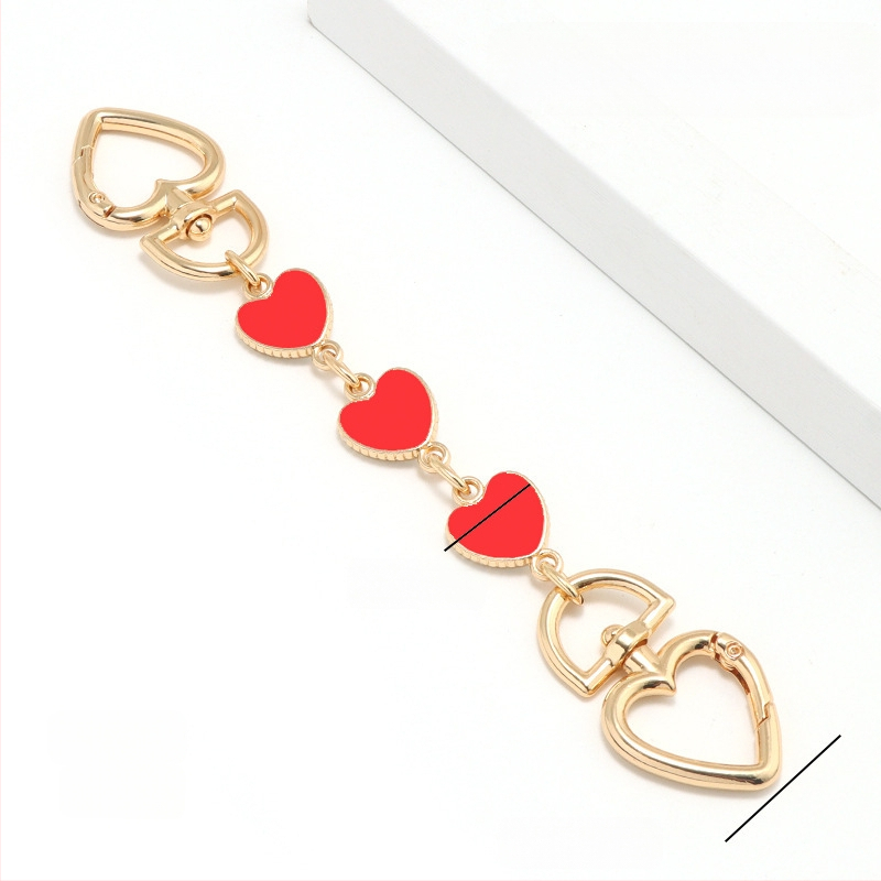 Torba s produženim lancem za Mahjong, torba Dionyor, remen za rame ispod pazuha, transformacija, lanac od srca i mjeseca, pribor, ukras s bisernim lancem