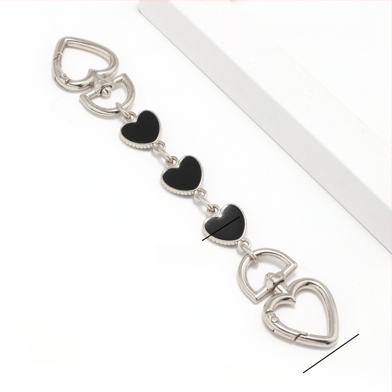 Torba s produženim lancem za Mahjong, torba Dionyor, remen za rame ispod pazuha, transformacija, lanac od srca i mjeseca, pribor, ukras s bisernim lancem