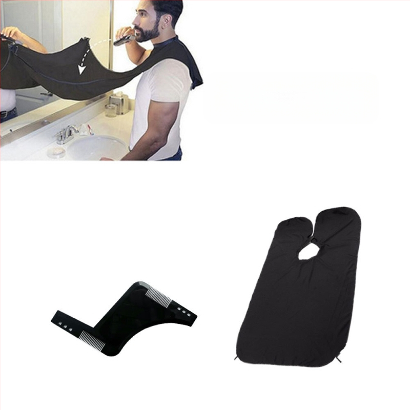 Amazon Hot Selling férfi borbélyeszközök stíluskészlet szakáll borotválkozó fésű fodrász kendő hajfestő kendő