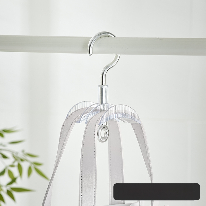 Forgó táskaakasztó, többfunkciós táskatartó, ruhásszekrény, függő nyakkendő, sál, hátizsák, kalaptároló állvány, otthoni műtárgy