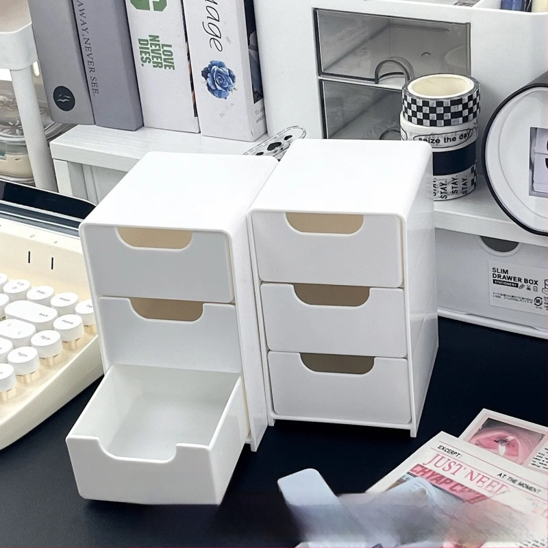 Piiriülene kolmekihiline sahtliga hoiukarp stiilis väärtuslik lauaarvuti hoiukarp viimistlus ehete kosmeetika hoiukarp