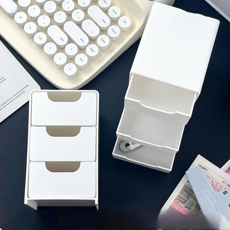 Piiriülene kolmekihiline sahtliga hoiukarp stiilis väärtuslik lauaarvuti hoiukarp viimistlus ehete kosmeetika hoiukarp