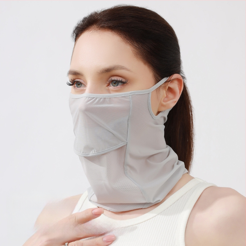 Suvine jääsiidist mask naistele hingav päikesekaitsemask õhuke kiiresti kuivav välistingimustes sportimiseks mõeldud meeste kalastus- ja jalgrattasuusk