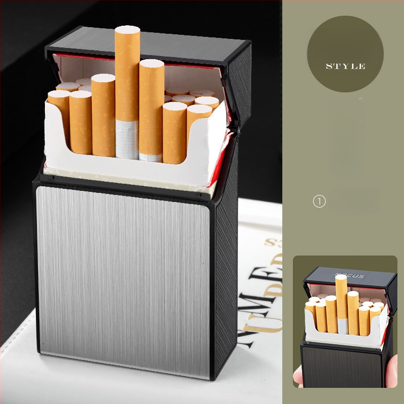 Pehme ja kõva universaalne 20-pakendis laadimissigaretiümbris integreeritud terve pakett USB-laadimisega sigaretisüütaja peen hulgimüük
