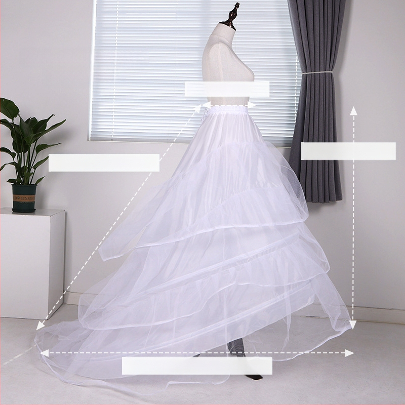 Kāzu kleitas svārki ar vardarbīgu, regulējamu zivs kaula svārku Kāzu kleitas astes svārki Lolita ziedu kāzu Karmenas svārki