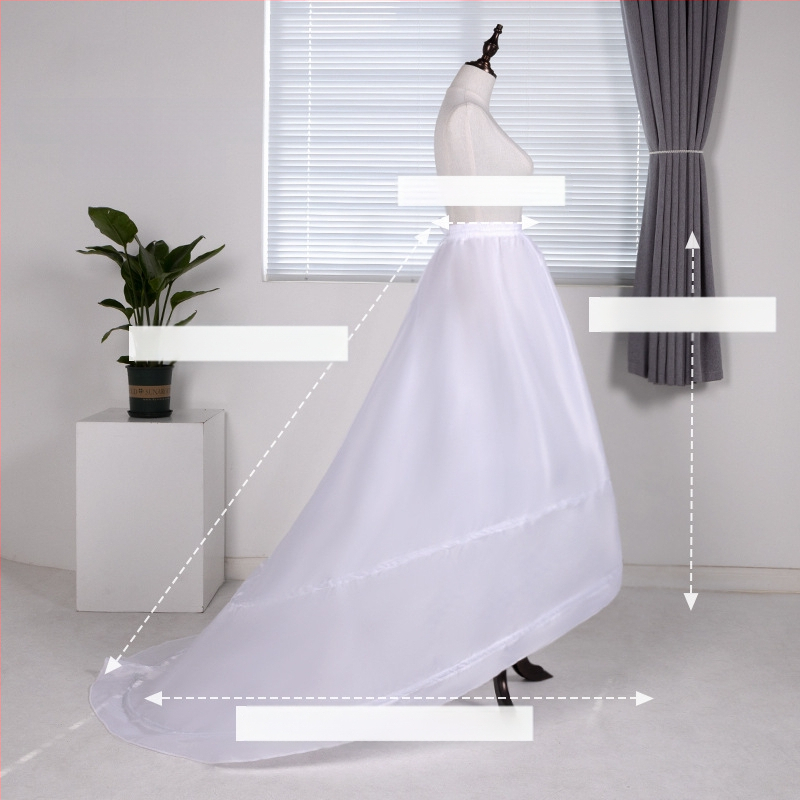 Kāzu kleitas svārki ar vardarbīgu, regulējamu zivs kaula svārku Kāzu kleitas astes svārki Lolita ziedu kāzu Karmenas svārki