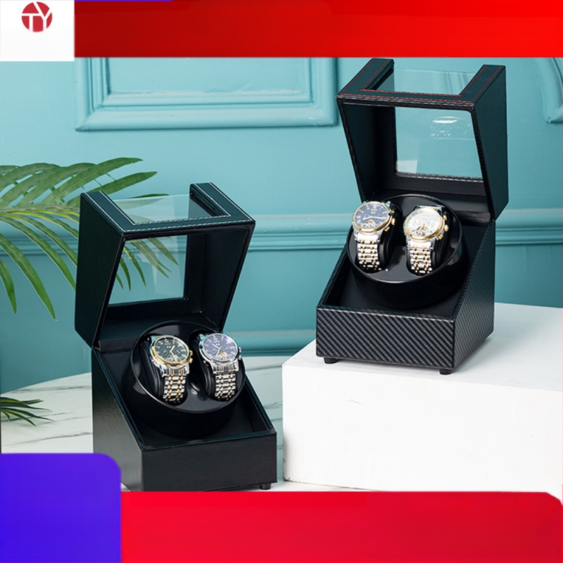 Kellaraputus 2-bitine PU-kellaraputus kahepeaga süsinikkiust kellaraputus mehaaniline kell automaatne kellakarbi koht