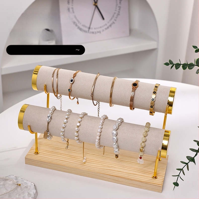 Käevõru vitriin, metallist mitmekihiline käevõrude vitriin, redeliga käevõrude hoiuriiul, sametist ehete riiul