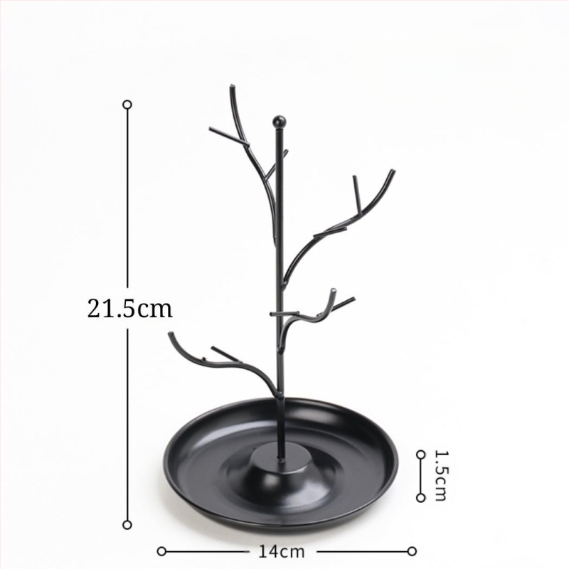 Kerge luksuslik ehteriiul Skandinaavia sisekujundusriiul Võtmehoidja majapidamiseks Multifunktsionaalne kaelakee-sõrmuste hoiustamine Kuummüügi kaunistused