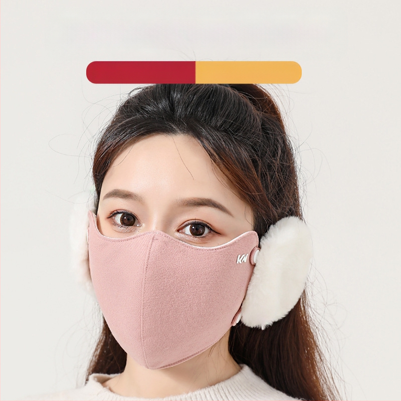 Nauja žieminė kaukė, šilta, dviejų viename, nuimama, madinga, šalčiui ir vėjui atspari, su vilnos pamušalu, apsauganti nuo užšalimo dviratininkams