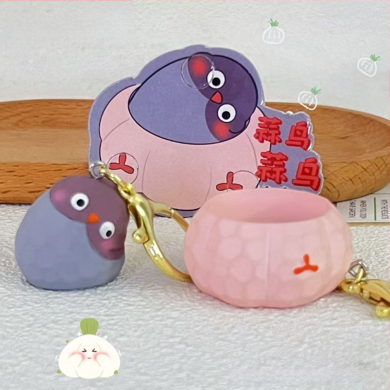 Originalni privjesak za ključeve za par s malim morskim psima, mali poklon, privjesak za ključeve s kupusom i crtanim motivom svinje, djevojačka torba
