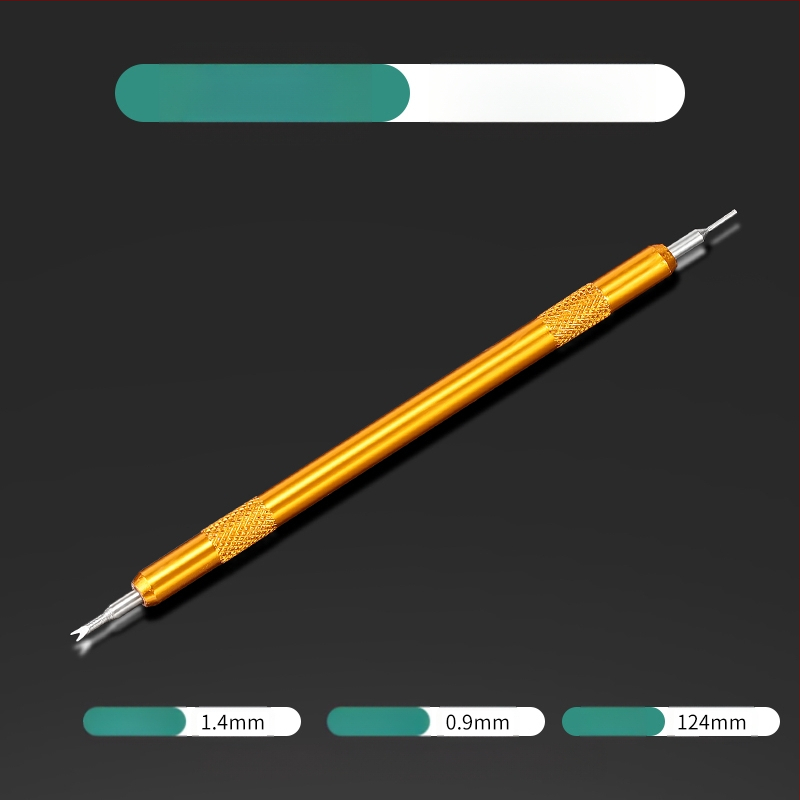 Kellaparandustööriistad Kahe otsaga vedrulatt Kellarihma eemaldamise ja lahtivõtmise tööriist Vedrulatt Kahvel Kellarihma terasrihma reguleerija