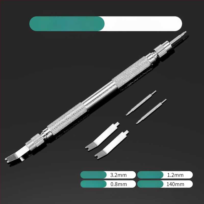 Kellaparandustööriistad Kahe otsaga vedrulatt Kellarihma eemaldamise ja lahtivõtmise tööriist Vedrulatt Kahvel Kellarihma terasrihma reguleerija