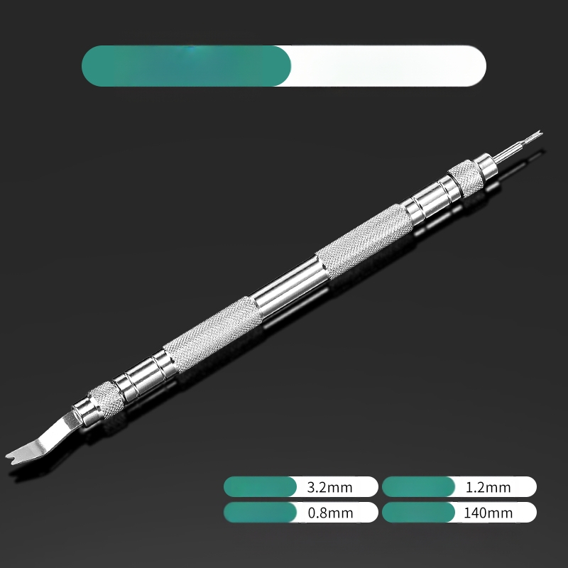 Kellaparandustööriistad Kahe otsaga vedrulatt Kellarihma eemaldamise ja lahtivõtmise tööriist Vedrulatt Kahvel Kellarihma terasrihma reguleerija