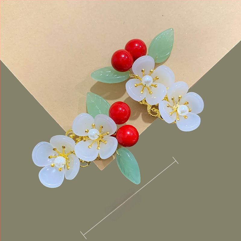 Hanfu galvos apdangalas su kutais ir segtukais Antikvariniai plaukų aksesuarai Su kutais ir segtukais Su kutais ir laipteliais