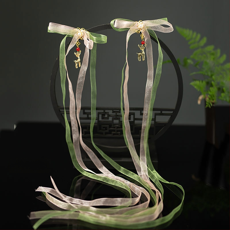 Hanfu galvos apdangalas su kutais ir segtukais Antikvariniai plaukų aksesuarai Su kutais ir segtukais Su kutais ir laipteliais