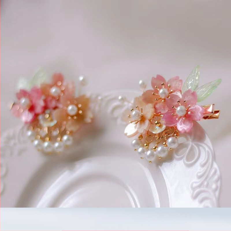 Hanfu galvos apdangalas su kutais ir segtukais Antikvariniai plaukų aksesuarai Su kutais ir segtukais Su kutais ir laipteliais