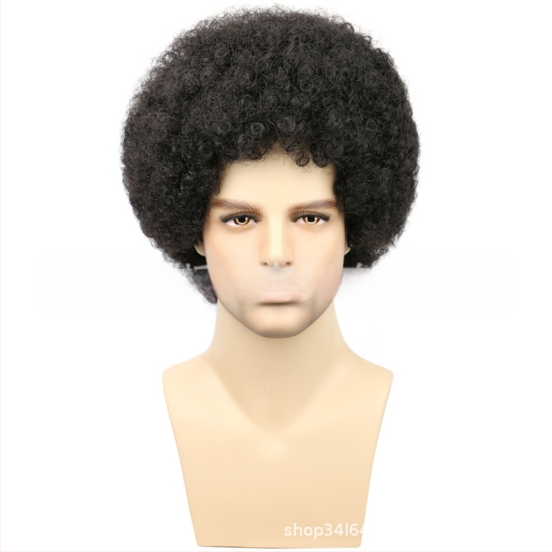 Väliskaubanduse piiriülene uus cosplay keemilisest kiust parukas peakate Metal Punk stiilis plahvatuslik väike rullpeakate