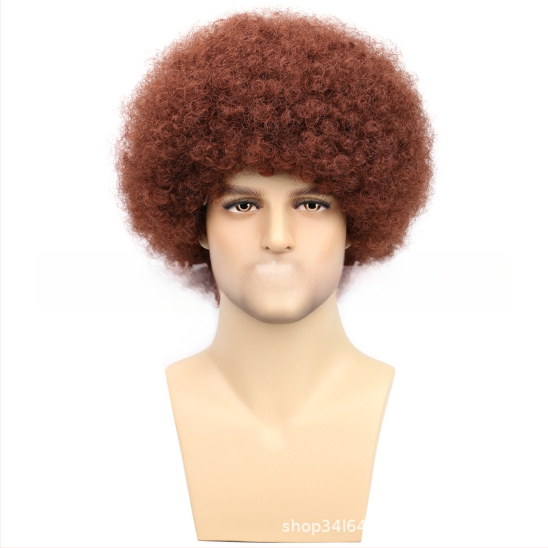 Väliskaubanduse piiriülene uus cosplay keemilisest kiust parukas peakate Metal Punk stiilis plahvatuslik väike rullpeakate