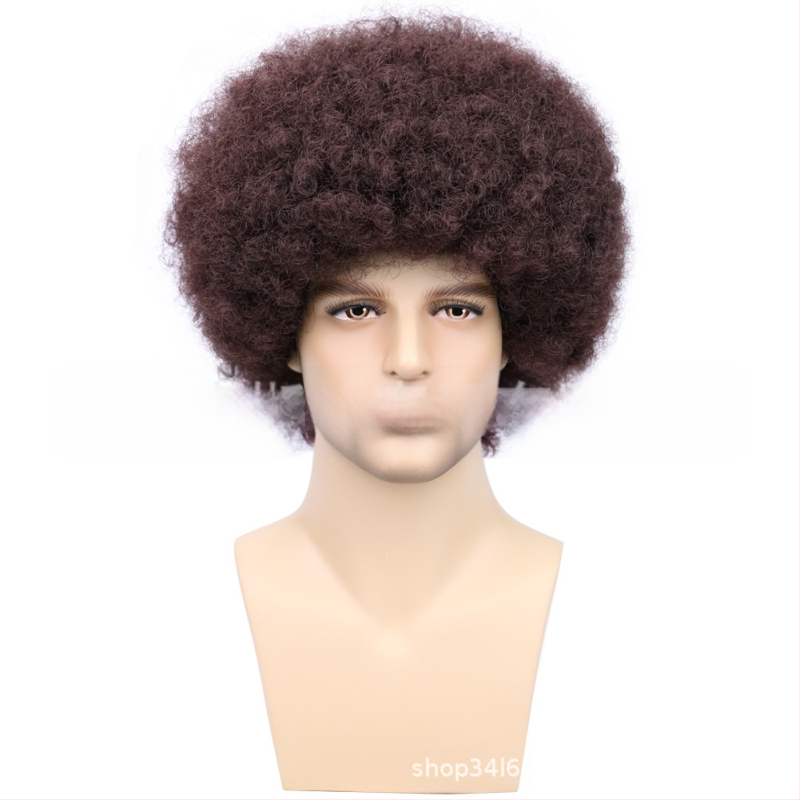 Väliskaubanduse piiriülene uus cosplay keemilisest kiust parukas peakate Metal Punk stiilis plahvatuslik väike rullpeakate