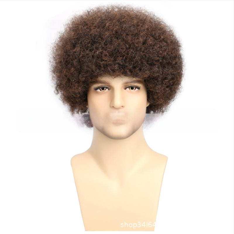 Väliskaubanduse piiriülene uus cosplay keemilisest kiust parukas peakate Metal Punk stiilis plahvatuslik väike rullpeakate