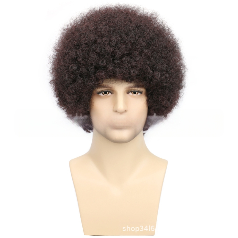 Väliskaubanduse piiriülene uus cosplay keemilisest kiust parukas peakate Metal Punk stiilis plahvatuslik väike rullpeakate