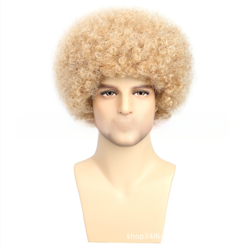 Väliskaubanduse piiriülene uus cosplay keemilisest kiust parukas peakate Metal Punk stiilis plahvatuslik väike rullpeakate