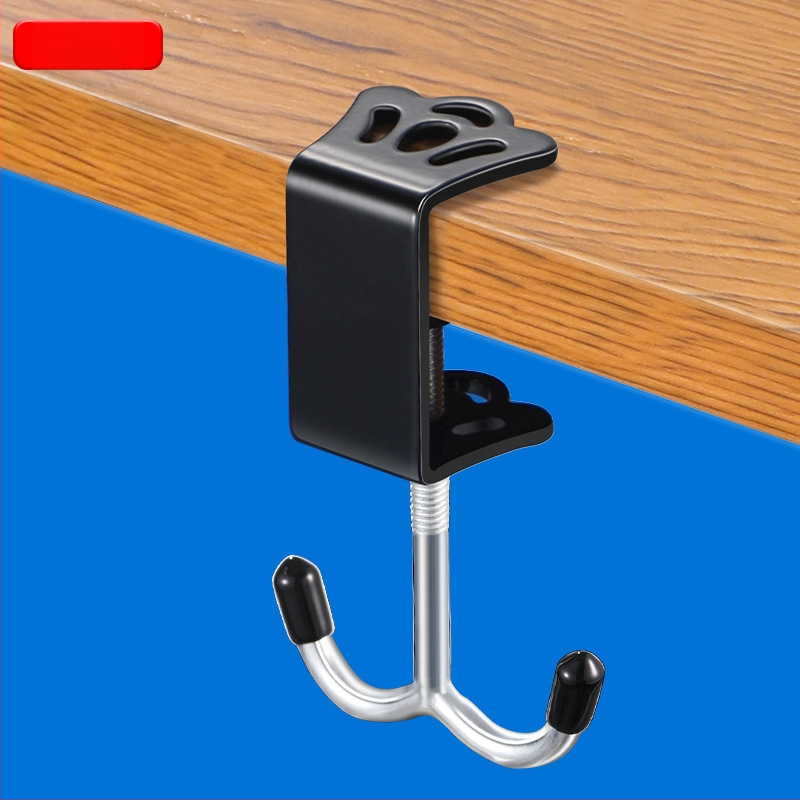 Mokinio mokyklinės kuprinės kabliukas, nuimamas ant stalo, mobiliųjų krepšių pakaba, stalo šoninis krepšių pakabinimo kabliukas, be smūgių, galingas krepšių pakabinimo kabliukas