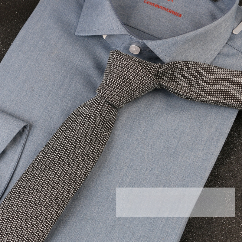 Britiškas languotas kaklaraištis iš japoniško laisvalaikio, tamsaus retro stiliaus, mažo languoto medvilninio kaklaraiščio, tiekiamas tiesiai iš gamyklos.