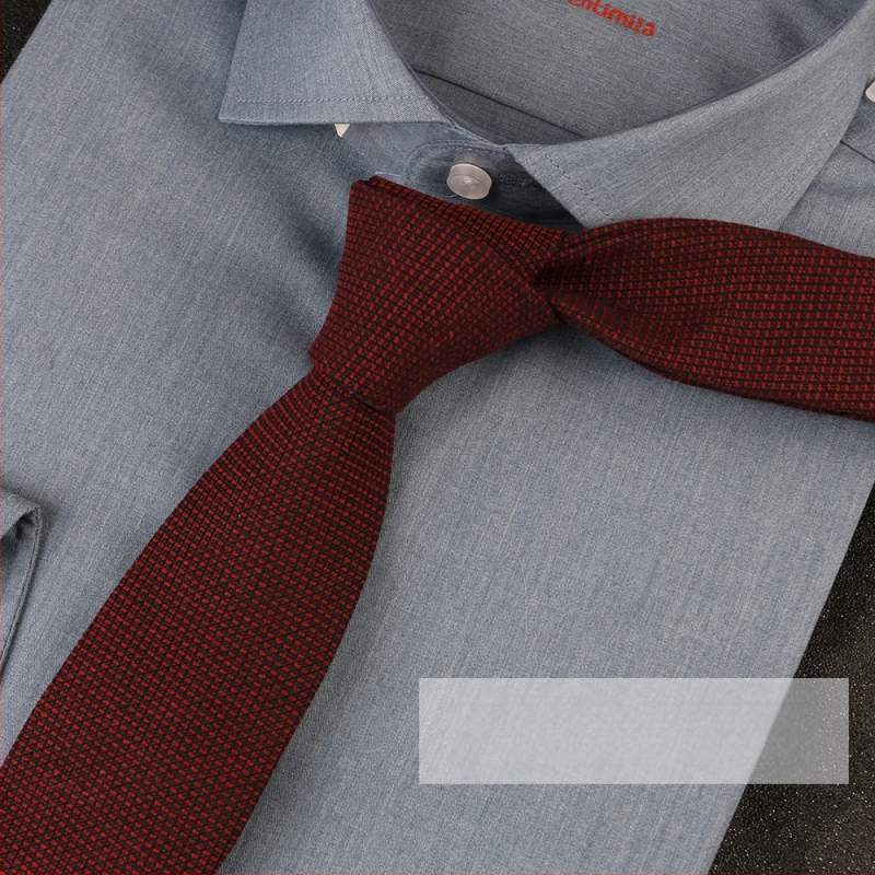 Britiškas languotas kaklaraištis iš japoniško laisvalaikio, tamsaus retro stiliaus, mažo languoto medvilninio kaklaraiščio, tiekiamas tiesiai iš gamyklos.