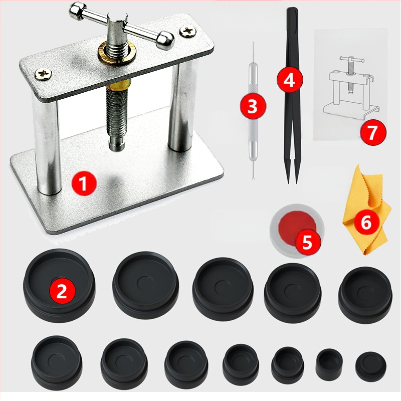 Kodumajapidamises kasutatavate kellade korkimismasinate kellade remonditööriistade aku vahetamine, elektrooniline kvartskellade korkimismasin, korkimis- ja korkimiskellade ülikond