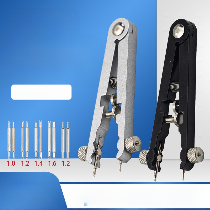 Kellarihma lahtivõtmise ja kõrvarõngaste tangid kellaparanduseks 6825 Kellatööriistad Kõrvarõngaste lahtivõtmise ja kokkupaneku tangid Kõrvarõngaste partii V-kujuline kõrvarõngaste eemaldamine