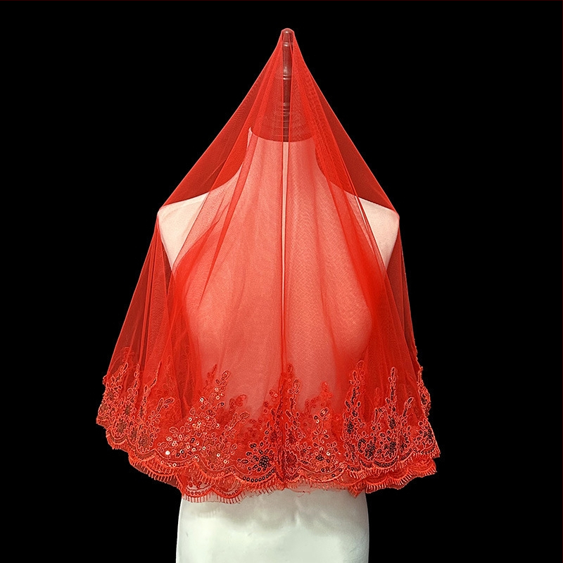 Nauja atvykusi raudonplaukė nuotakos ir vestuvinė suknelė „Xiuhe“ su raudonplauke kiniško stiliaus retro stiliaus trumpa nėriniuota foto siūlų nuotraukoms