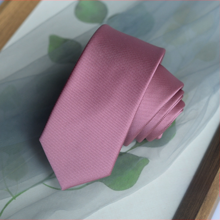 Proizvođač prekogranične korejske kravate čiste boje za muškarce, ležerne formalne odjeće, poslovne uske verzije, uske, u preppy stilu, crne, moderne, modne