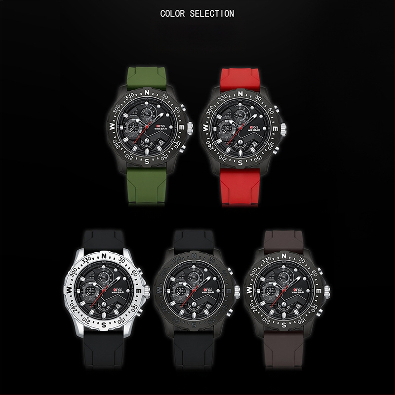 Ceas electronic pentru bărbați, cuarț, modă, calendar simplu, sport, multifuncțional, impermeabil, aprovizionare din fabrică 2024 nou