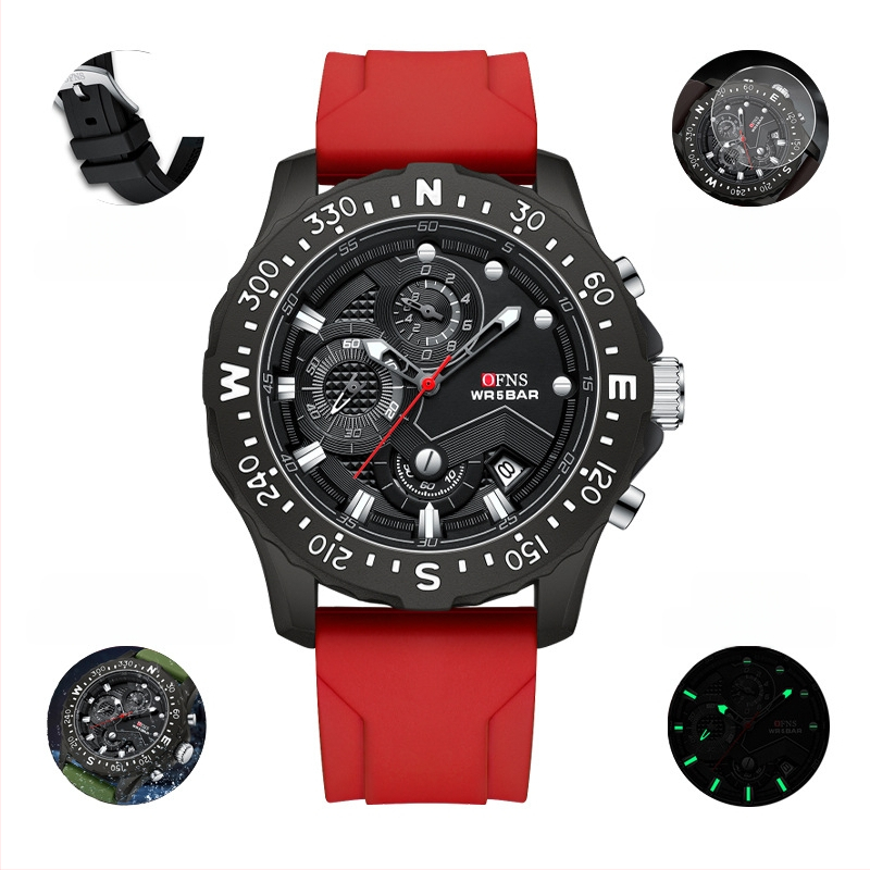 Ceas electronic pentru bărbați, cuarț, modă, calendar simplu, sport, multifuncțional, impermeabil, aprovizionare din fabrică 2024 nou