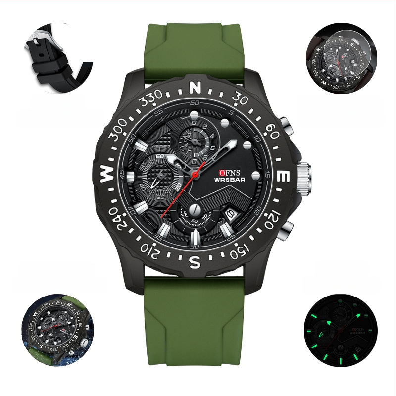 Ceas electronic pentru bărbați, cuarț, modă, calendar simplu, sport, multifuncțional, impermeabil, aprovizionare din fabrică 2024 nou