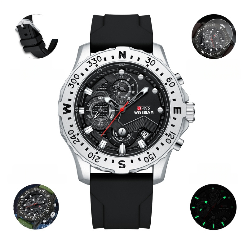 Ceas electronic pentru bărbați, cuarț, modă, calendar simplu, sport, multifuncțional, impermeabil, aprovizionare din fabrică 2024 nou