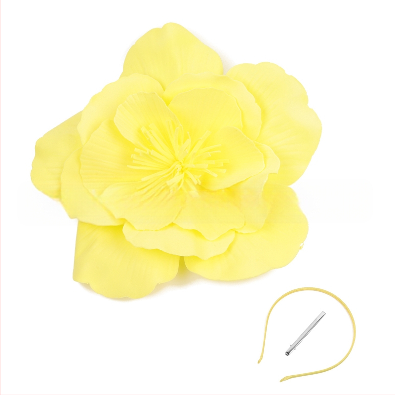 Európai és amerikai divat, eltúlzott virágos menyasszonyi bál fotó, nagy virágos zsoké klub frizura, karika cilinder, karácsonyi fejdíszek, hajkiegészítők